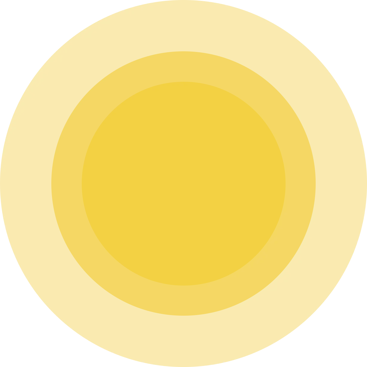Concentric golden circles representing the tiered KeyCast reseller credit bands